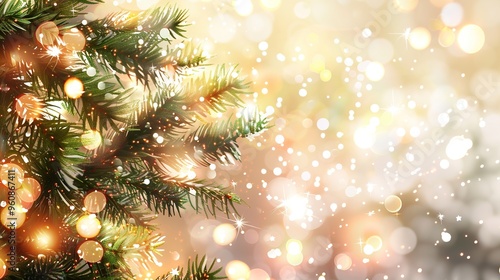 christmas tree lights background