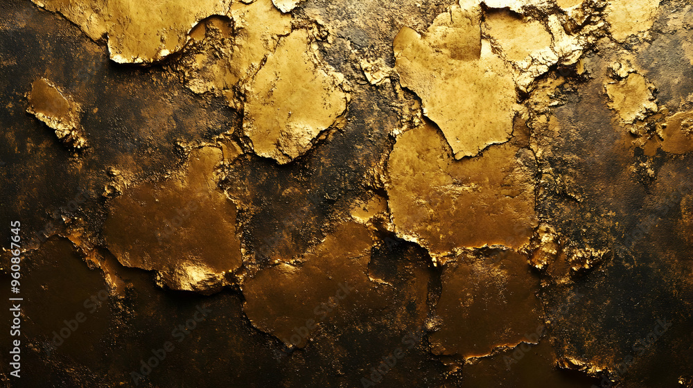 Obraz premium Gold Leaf Texture Background