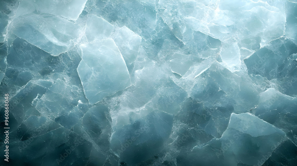 Obraz premium Abstract Blue Cracked Stone Texture Background