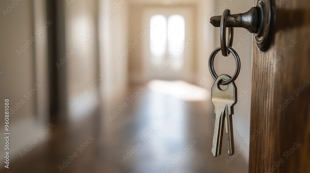 Obraz premium Detailed financial comparison between renting and buying a home. Real estate decisions driven by numbers, market trends, and individual financial situations,finance, budget, cost, mortgage, loan.