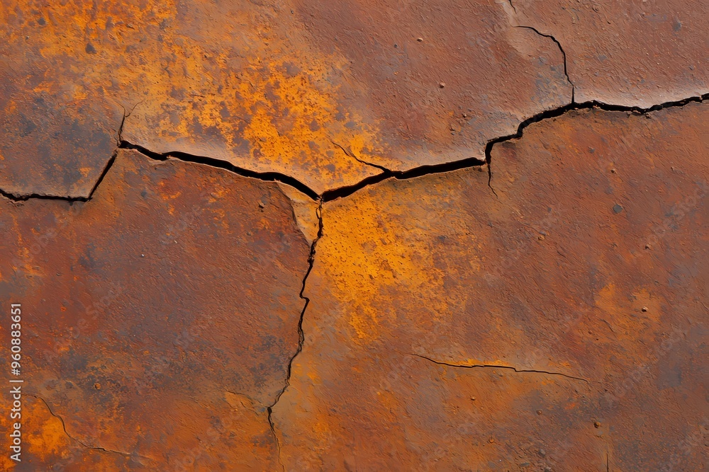 Obraz premium Rusty metal texture background, perfect for industrial and vintage designs.