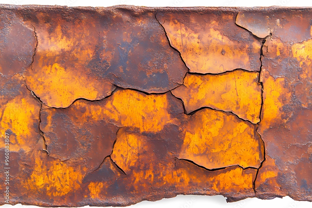 Naklejka premium Rusty metal texture background, perfect for industrial and vintage designs.