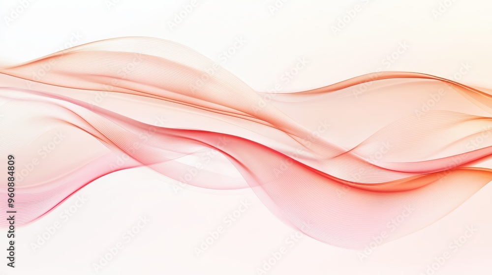 Abstract Pink and White Wave Background Abstract Pink and White Wave Background