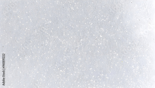 white silver glitter texture, covering the entire frame, creating a shiny, continuous, and uniform pattern of fine glitter or sparkles for a dazzling effect