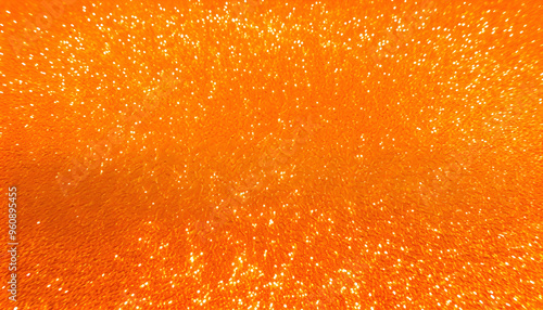 orange glitter texture, covering the entire frame, creating a bright and energetic surface with vibrant orange hues and continuous glitter throughout. photo