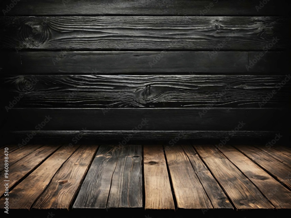 old wooden background. dark texture.