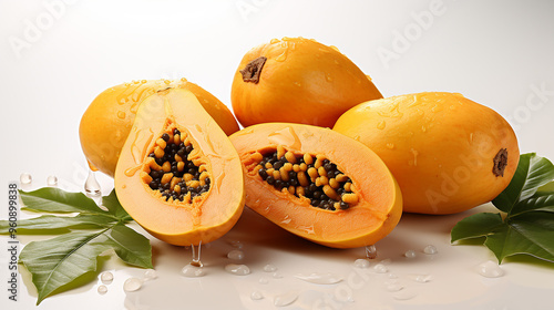 3d rendered photo of papaya photo