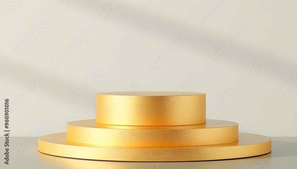 Gold metal podium pedestal with matte color background. Style-138 Gold metal podium pedestal with matte color background. Style-138