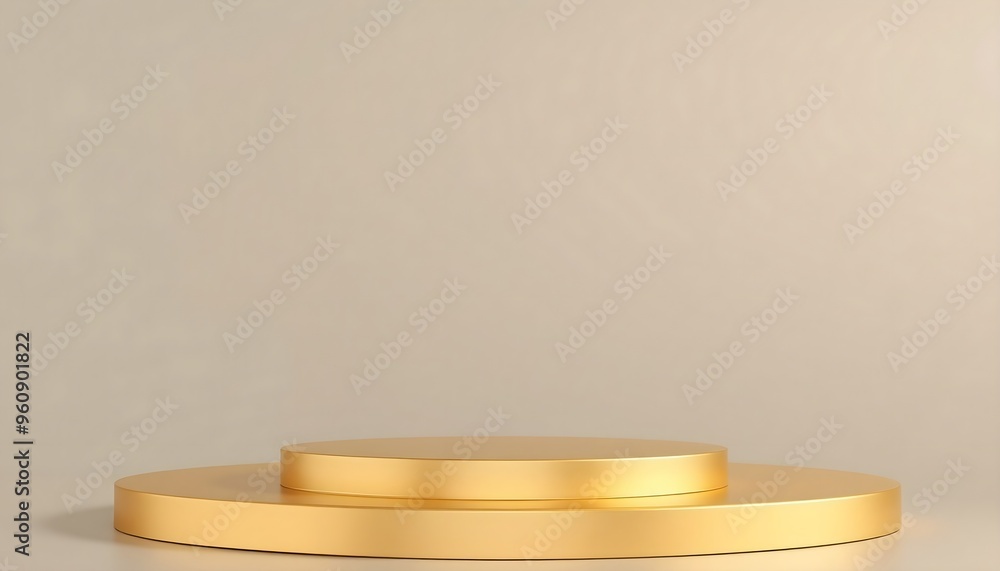 Gold metal podium pedestal with matte color background. Style-42 Gold metal podium pedestal with matte color background. Style-42