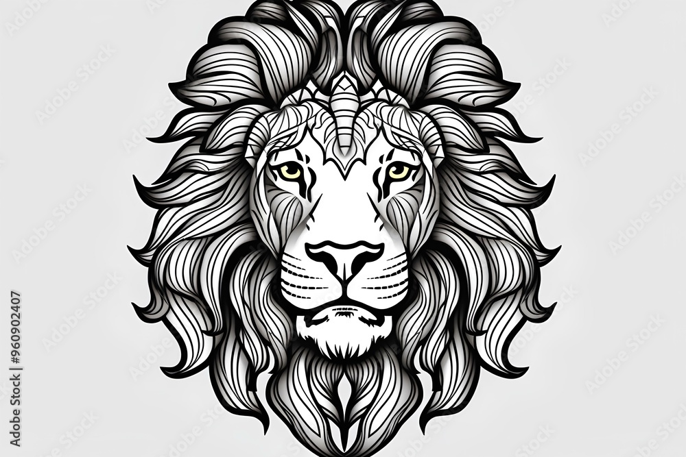 head of lion head of lion