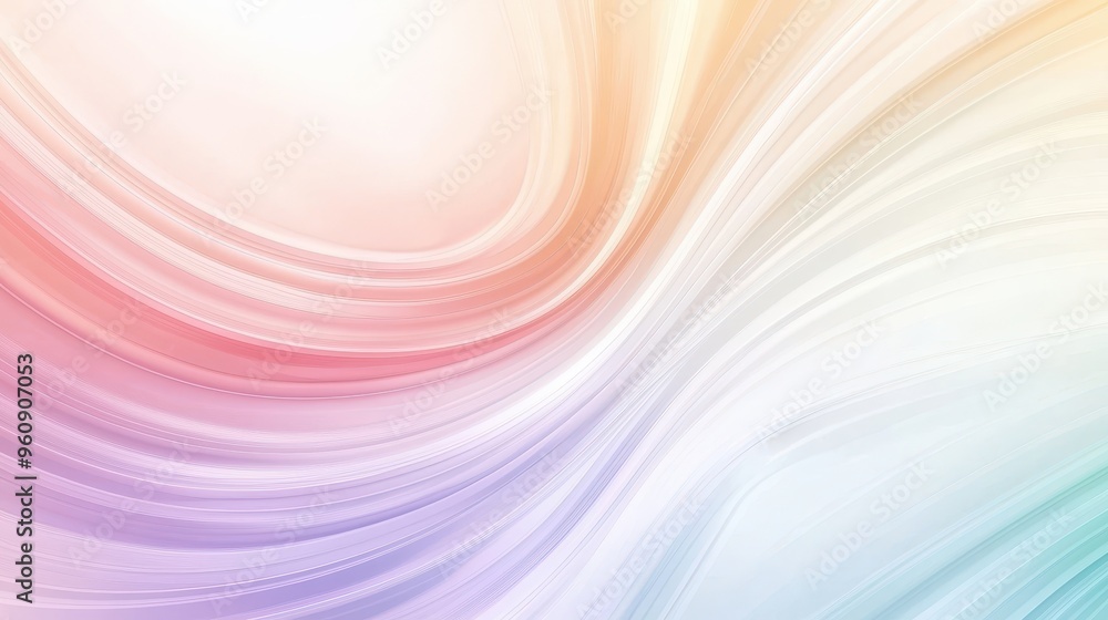 Abstract Swirling Background with Pastel Colors Abstract Swirling Background with Pastel Colors