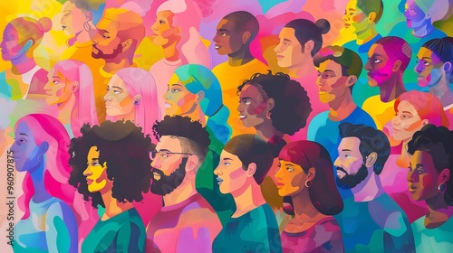 Celebrating Diversity Inclusion Create powerful imagery that celebrates diversity and inclusivity depicting people of all ages genders and backgrounds coming together in unity and harmony