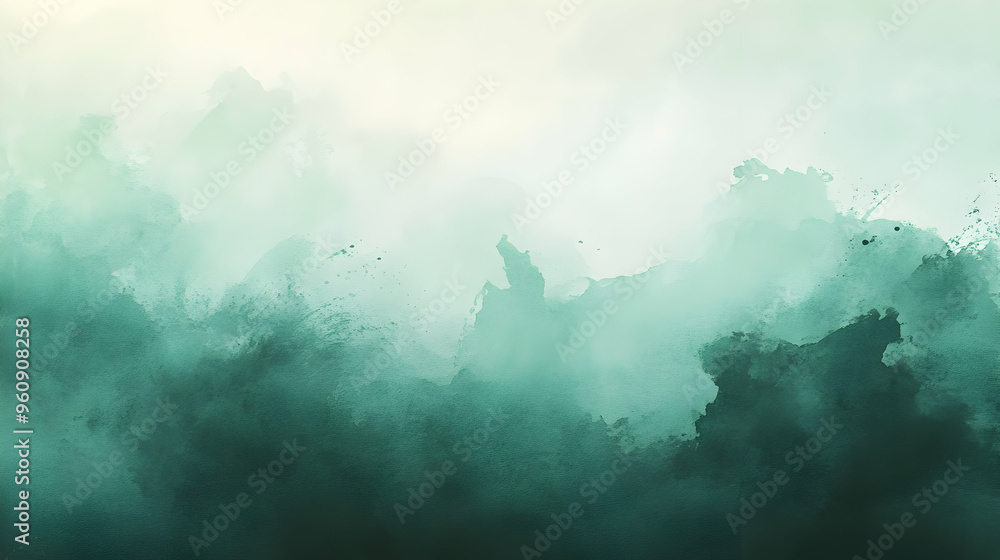 Abstract Green Watercolor Background Abstract Green Watercolor Background