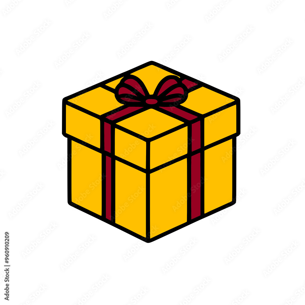 gift box present isolated icon illustration design gift box present isolated icon illustration design