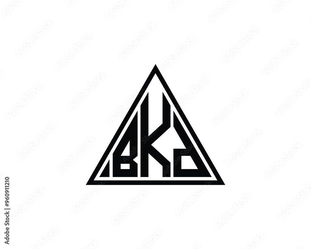 BKD logo design vector template. BKD BKD logo design vector template. BKD