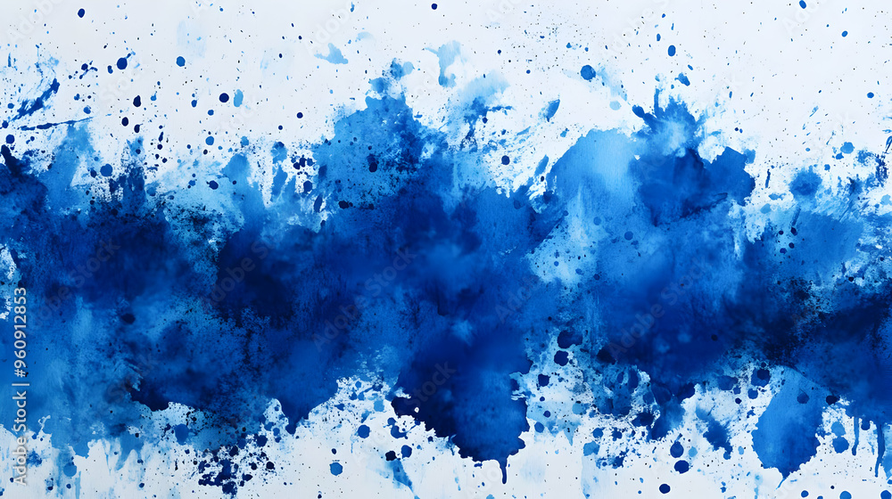 Abstract Blue Watercolor Background Texture Abstract Blue Watercolor Background Texture
