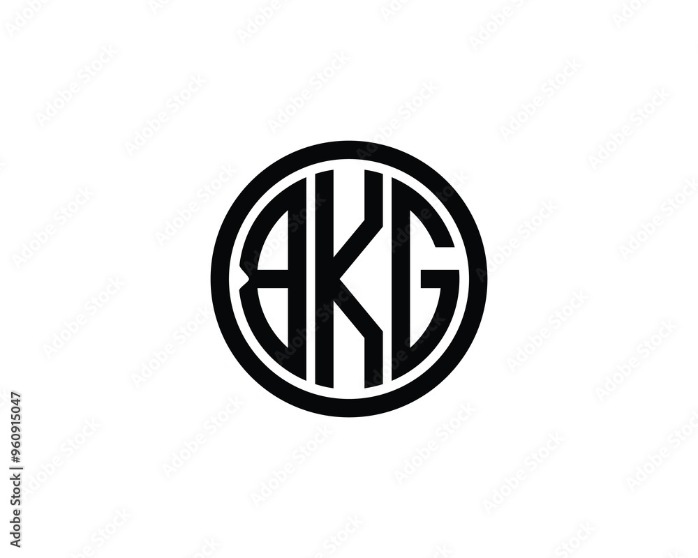 BKG Logo design vector template. BKG BKG Logo design vector template. BKG