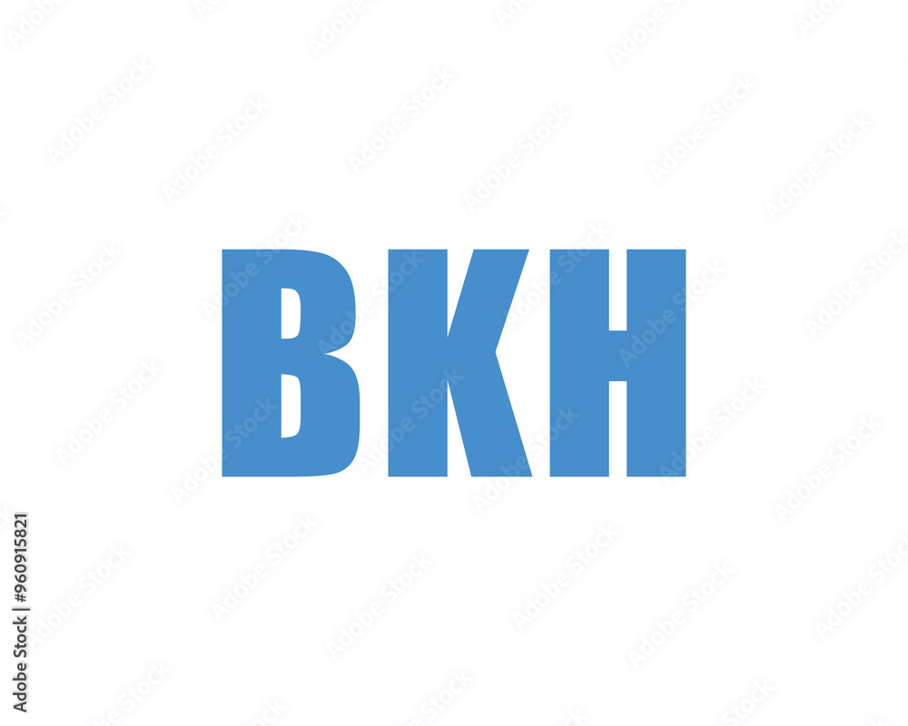 Obraz premium BKH logo design vector template. BKH