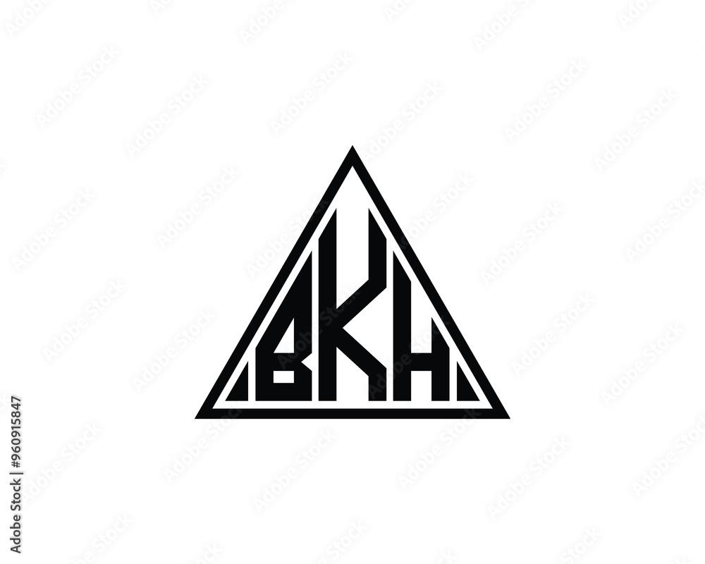 BKH logo design vector template. BKH BKH logo design vector template. BKH