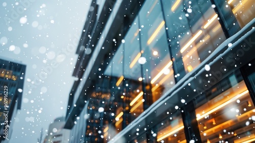 Snowfall in the City photo