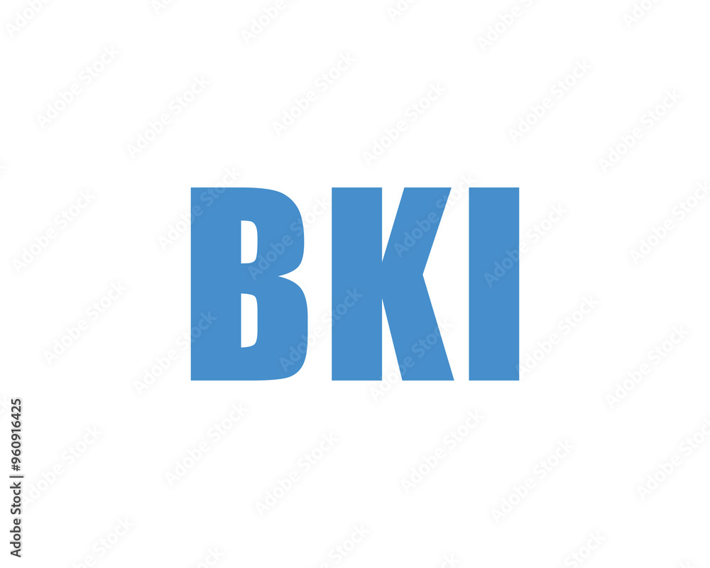 BKI logo design vector template. BKI BKI logo design vector template. BKI