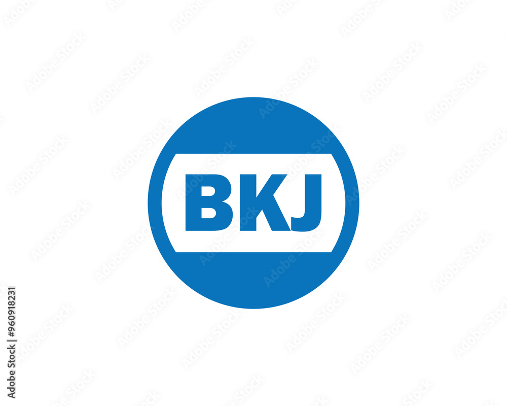 BKJ logo design vector template. BKJ BKJ logo design vector template. BKJ