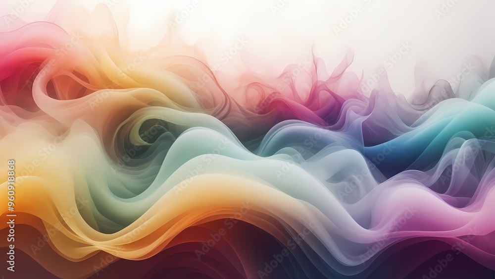 Obraz premium abstract colorful wave background