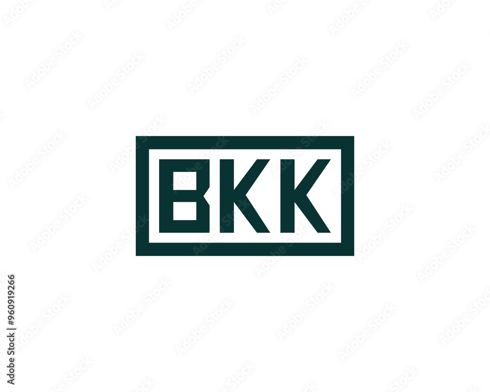 Obraz premium BKK logo design vector template. BKK