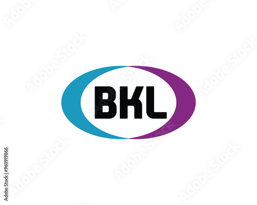 BKL logo design vector template. BKL