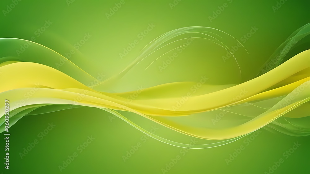 Fototapeta premium abstract green wave background