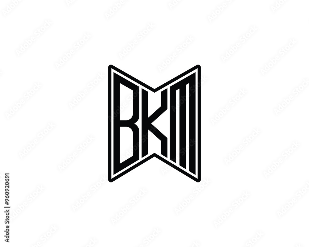 BKM logo design vector template. BKM BKM logo design vector template. BKM
