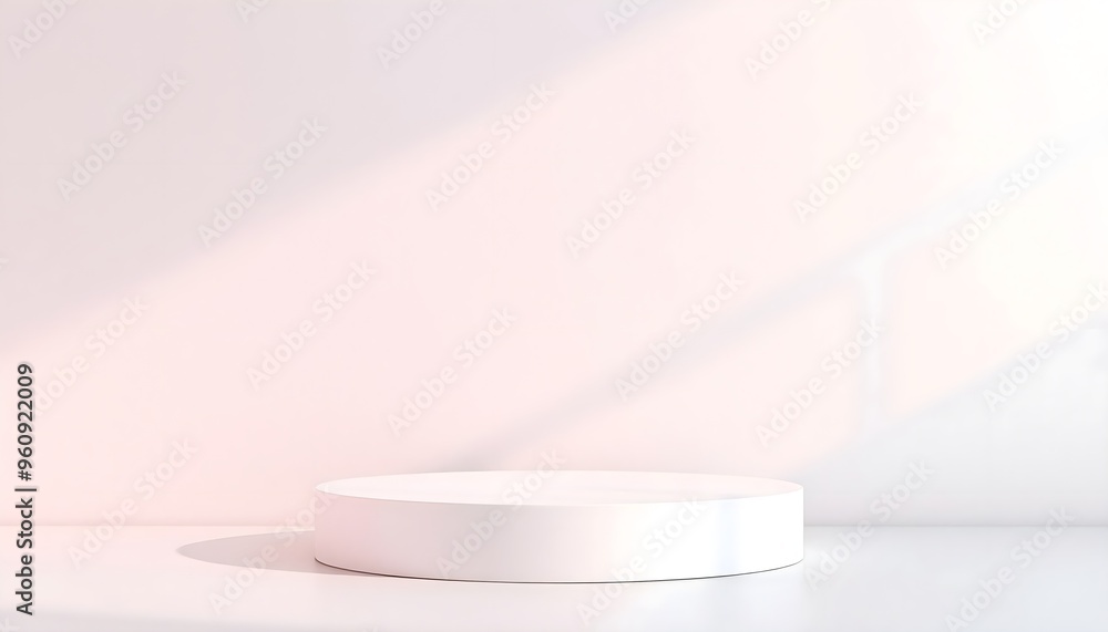 Pastel white podium pedestal with matte color background. Style-6 Pastel white podium pedestal with matte color background. Style-6