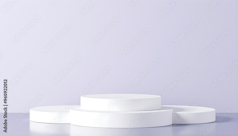 Pastel white podium pedestal with matte color background. Style-5 Pastel white podium pedestal with matte color background. Style-5
