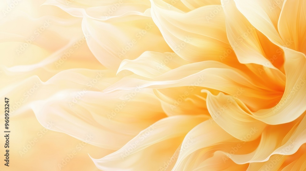 Abstract Yellow and Orange Flower Petals Background Texture Abstract Yellow and Orange Flower Petals Background Texture