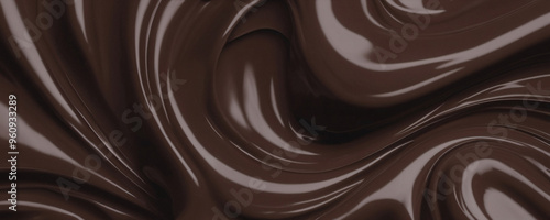 Abstract Chocolate Swirls