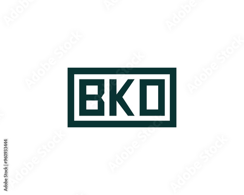 BKO logo design vector template, BKO photo