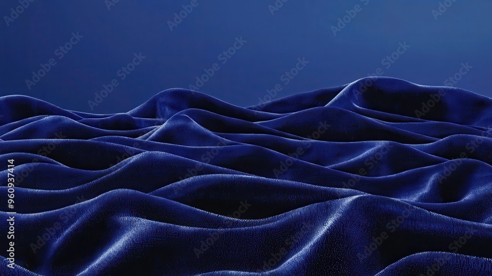 Obraz premium Abstract Blue Fabric Texture Background