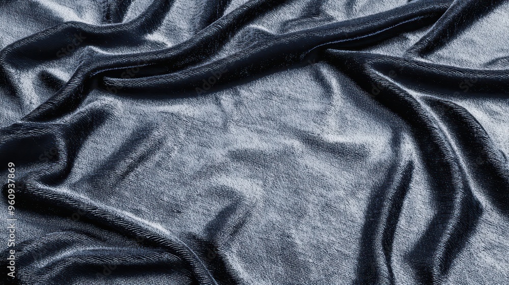 Fototapeta premium Abstract Blue Fabric Texture Background