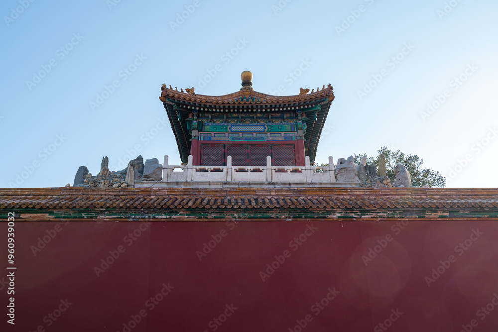 Fototapeta premium China Beijing Palace Museum Ancient Architecture Landscape