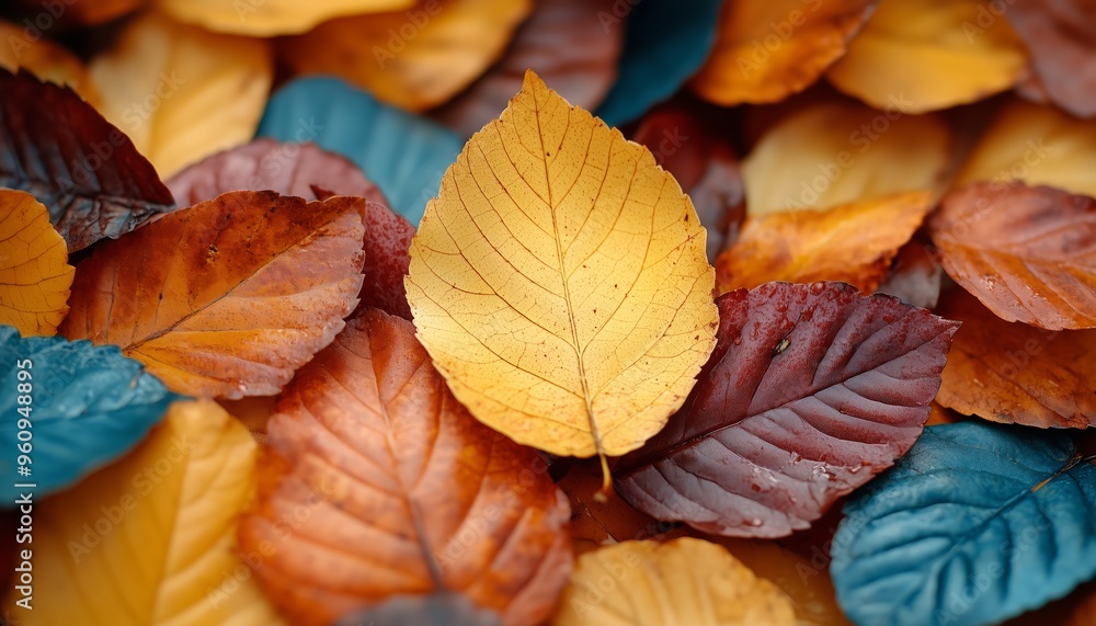 Vibrant Autumn Leaves in a Multitude of Colors Vibrant Autumn Leaves in a Multitude of Colors