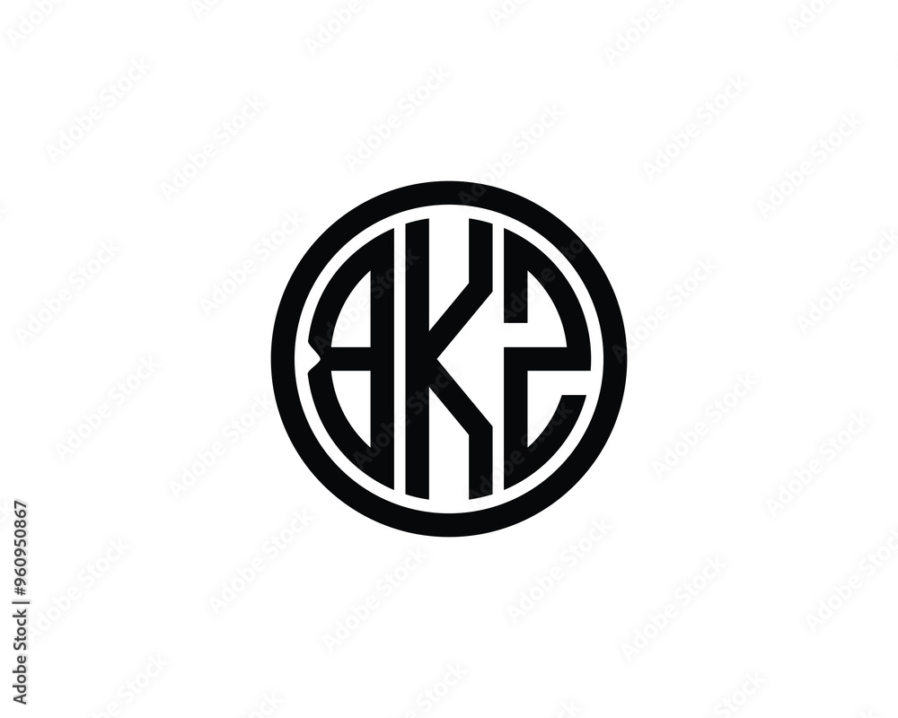 BKZ logo design vector template. BKZ BKZ logo design vector template. BKZ