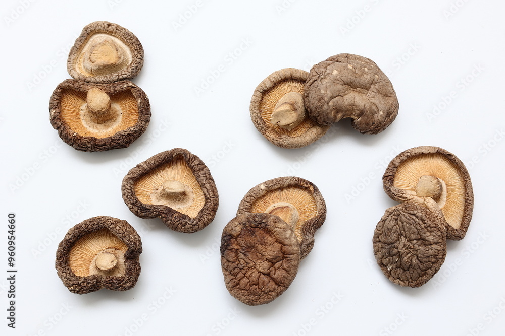 Mushroom on white Mushroom on white