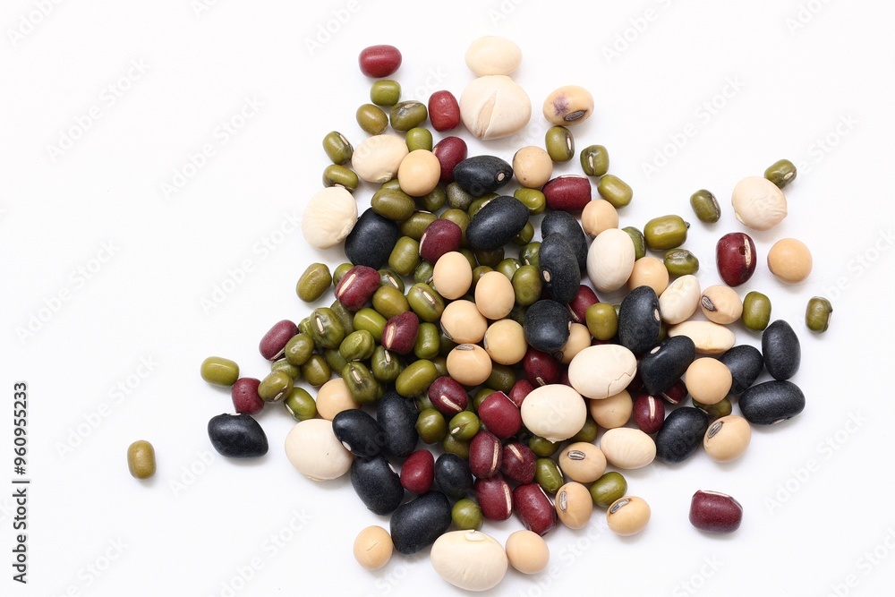 Beans isolated on white background Beans isolated on white background