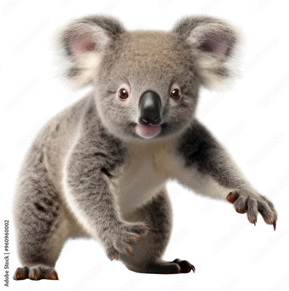 Fototapeta premium PNG Wildlife kangaroo portrait wallaby.