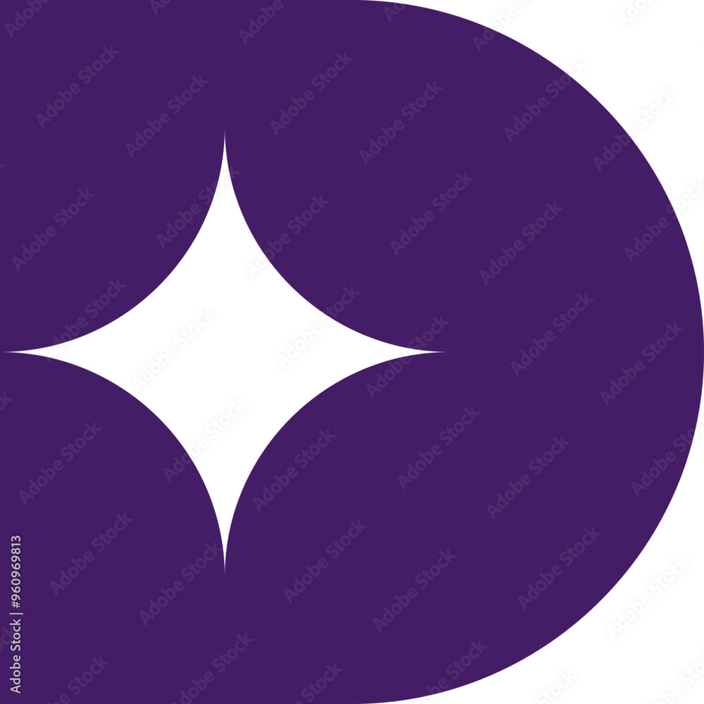 Obraz premium Initial Letter D Logo