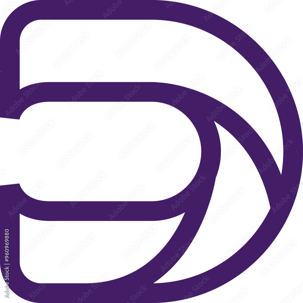 Initial Letter D Logo Initial Letter D Logo