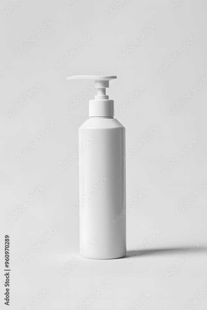 pump bottle with isolated white background pump bottle with isolated white background