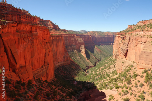 Canyon Landscape Background