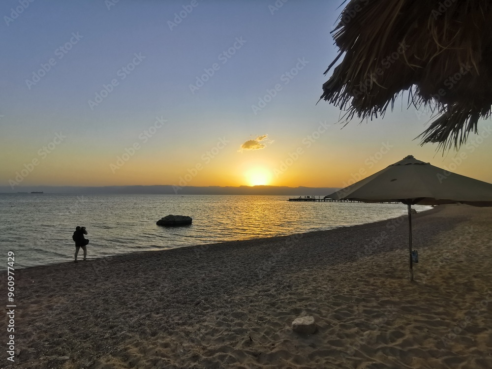 Obraz premium Sunset beach