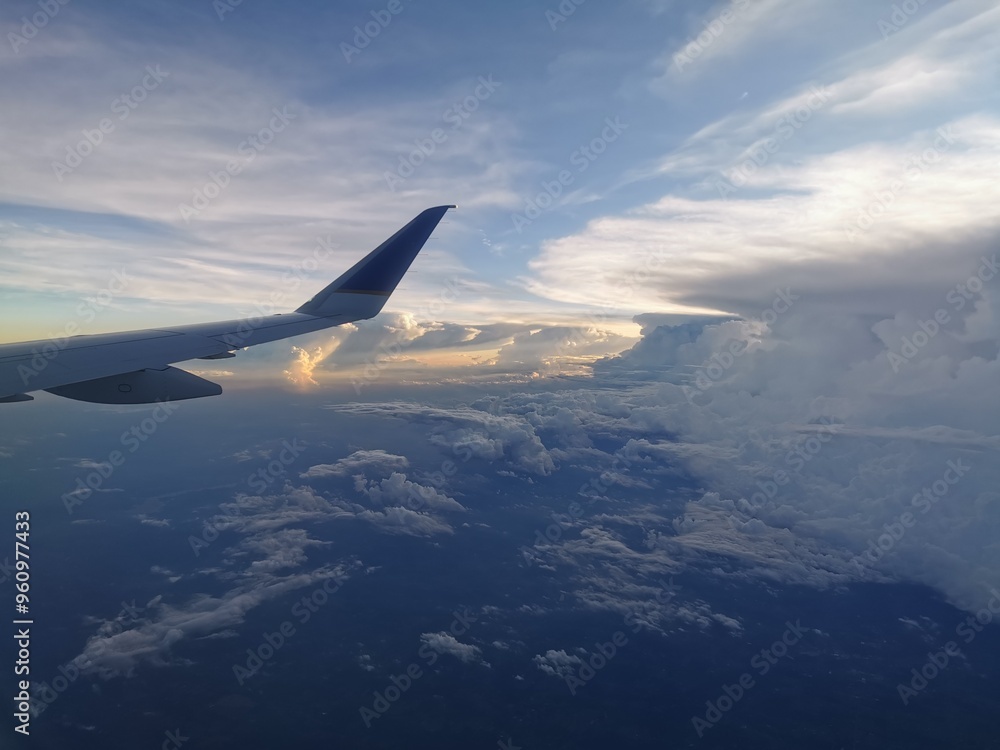 Plane view clouds Plane view clouds